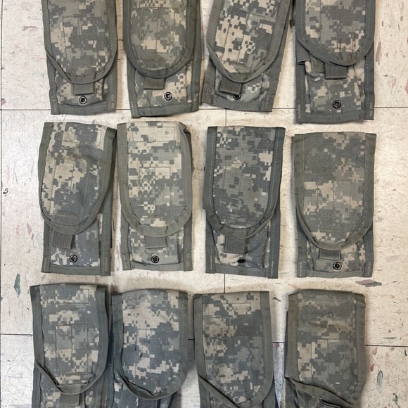 US Military Army ACU Molle II M-Series Double Mag Ammo Pouches EUC - Lot of 12 - Picture 7 of 7